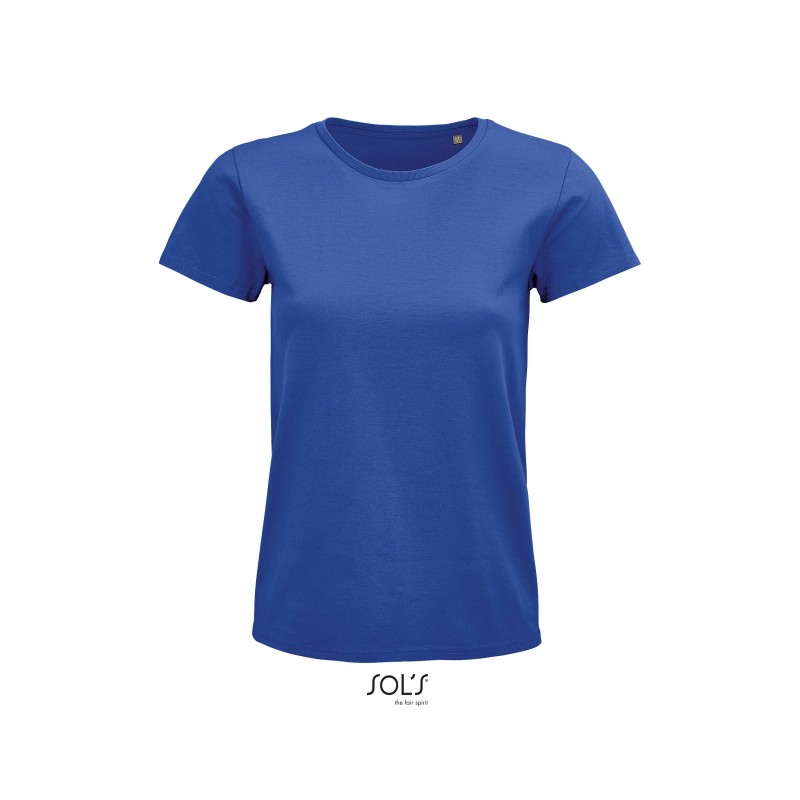 Tee-shirt publicitaire femme en coton biologique. 23 coloris au choix Tee-shirt publicitaire femme en coton biologique. 23 coloris au choix