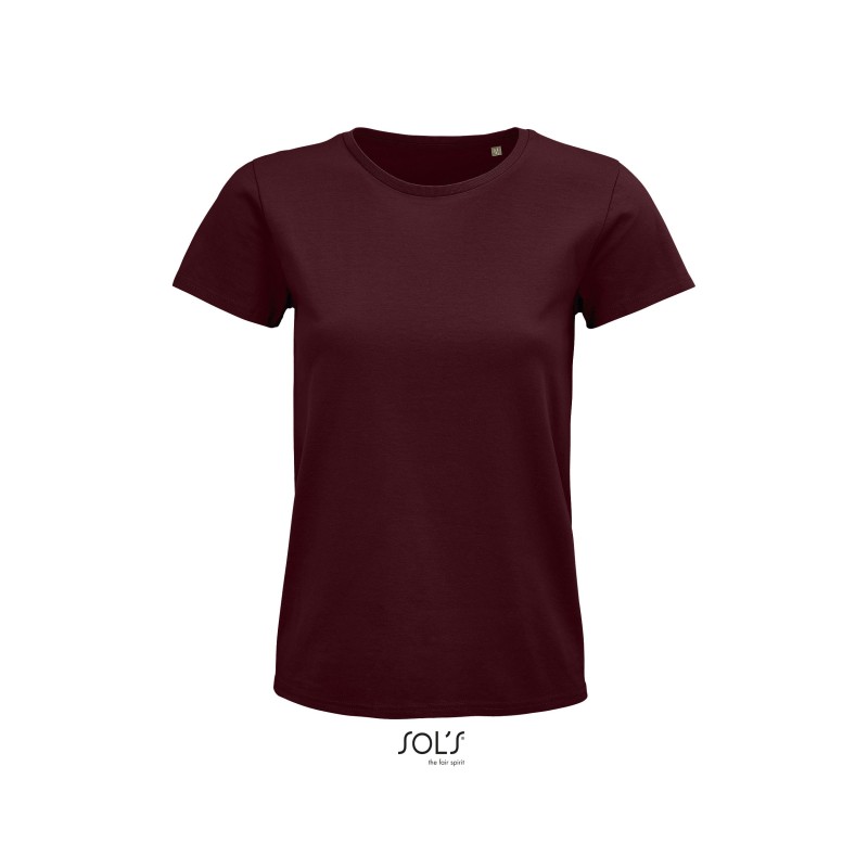 Tee-shirt publicitaire femme en coton biologique. 23 coloris au choix Tee-shirt publicitaire femme en coton biologique. 23 coloris au choix