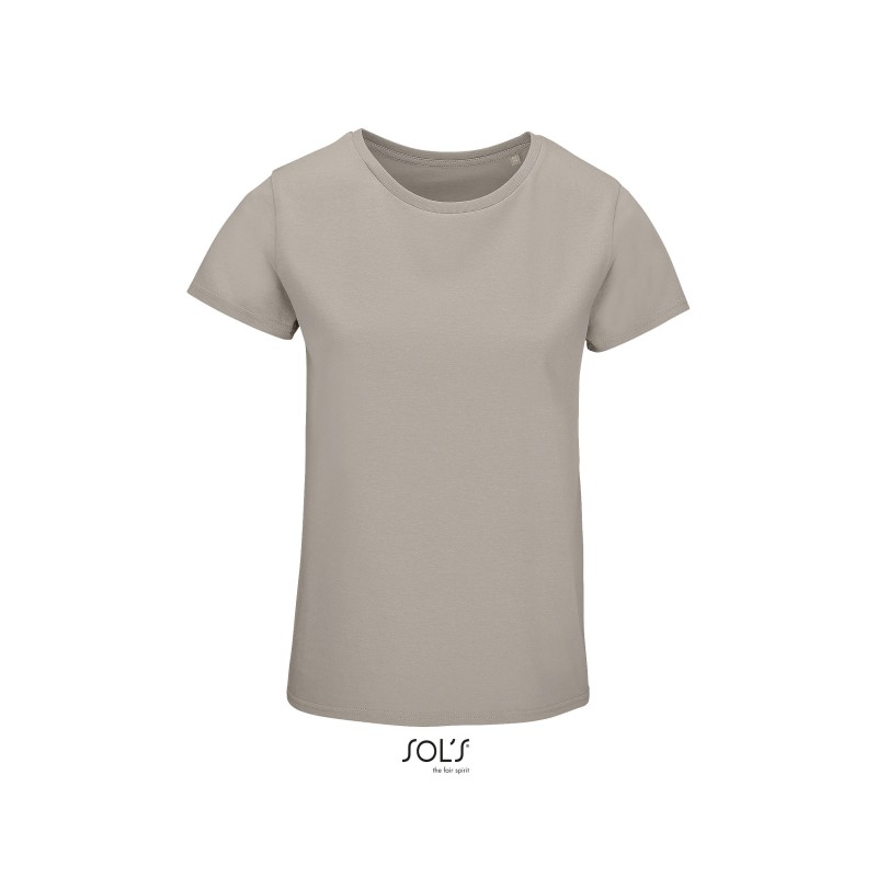 Tee-shirt publicitaire femme en coton biologique. 23 coloris au choix Tee-shirt publicitaire femme en coton biologique. 23 coloris au choix