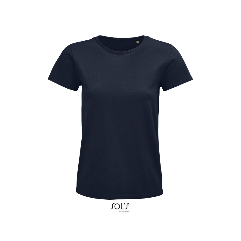Tee-shirt publicitaire femme en coton biologique. 23 coloris au choix Tee-shirt publicitaire femme en coton biologique. 23 coloris au choix