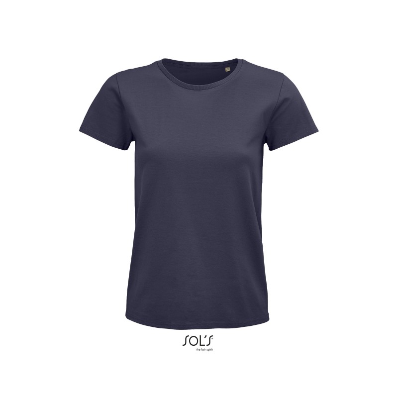 Tee-shirt publicitaire femme en coton biologique. 23 coloris au choix Tee-shirt publicitaire femme en coton biologique. 23 coloris au choix