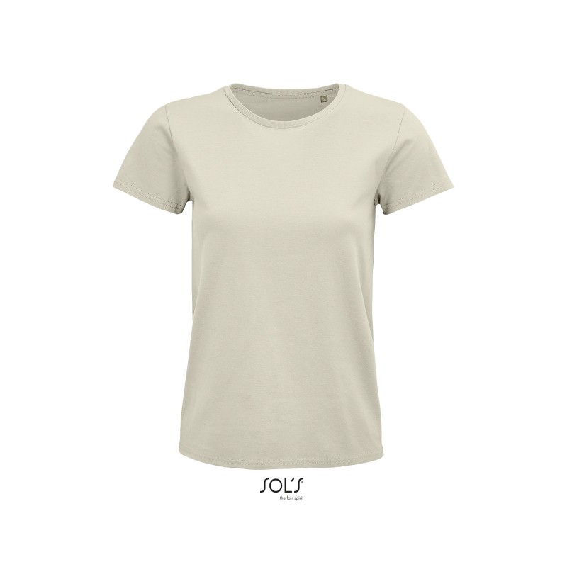 Tee-shirt publicitaire femme en coton biologique. 23 coloris au choix Tee-shirt publicitaire femme en coton biologique. 23 coloris au choix
