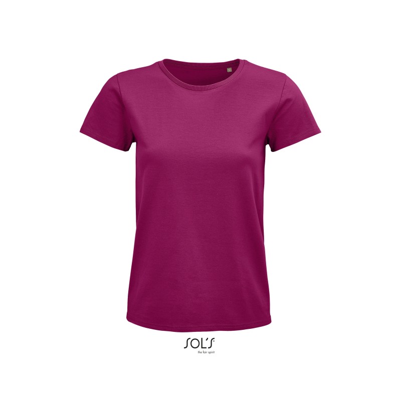 Tee-shirt publicitaire femme en coton biologique. 23 coloris au choix Tee-shirt publicitaire femme en coton biologique. 23 coloris au choix