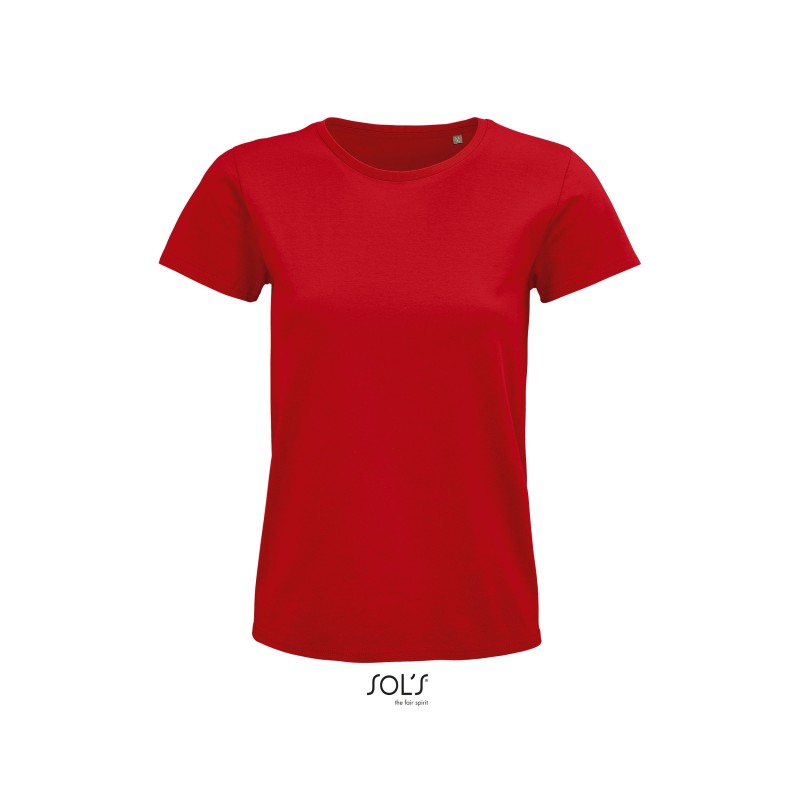 Tee-shirt publicitaire femme en coton biologique. 23 coloris au choix Tee-shirt publicitaire femme en coton biologique. 23 coloris au choix