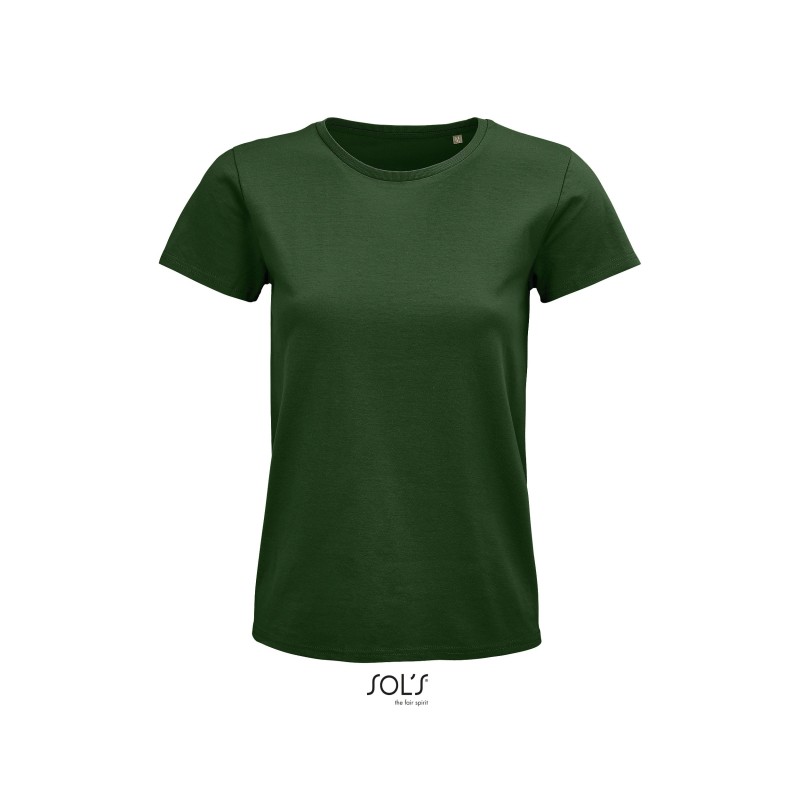 Tee-shirt publicitaire femme en coton biologique. 23 coloris au choix Tee-shirt publicitaire femme en coton biologique. 23 coloris au choix