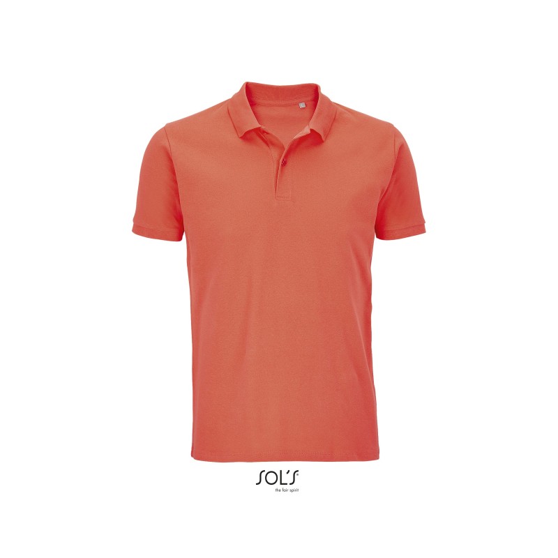 Polo publicitaire homme en coton biologique PLANET - 16 coloris
