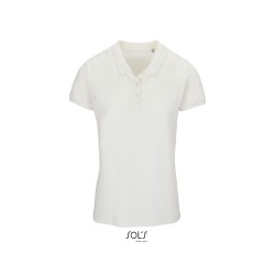 Polo publicitaire femme en coton biologique  - 7 coloris. PLANET