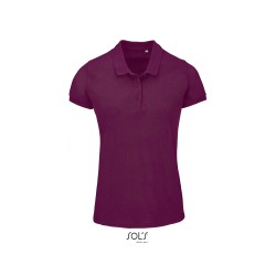 Polo publicitaire femme en coton biologique  - 7 coloris. PLANET