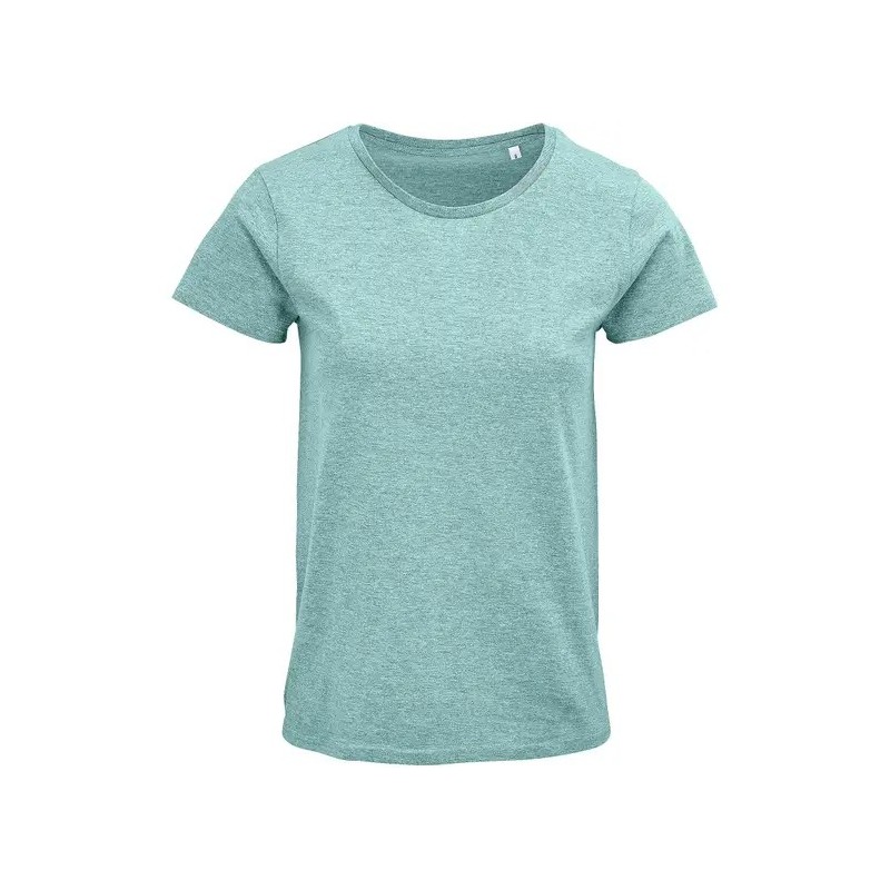 Tee-shirt femme couleur en coton biologique CRUSADER