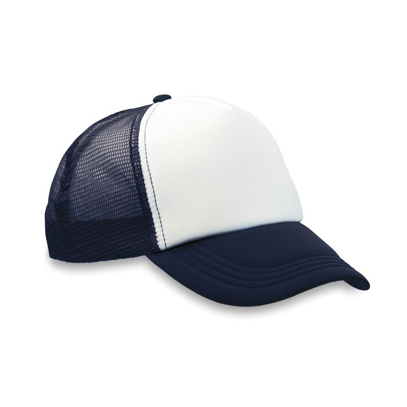 Casquette 5 panneaux publicitaire en polyester TRUCKER CAP