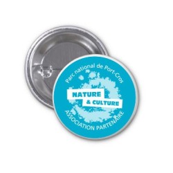 Badges publicitaires ronds en aluminium - badges bouton
