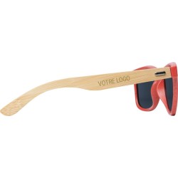 Lunettes de soleil personnalisées "SUNRAY BAMBOU"