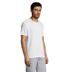 Tee-shirt publicitaire homme "SPORTY-" coloris : blanc