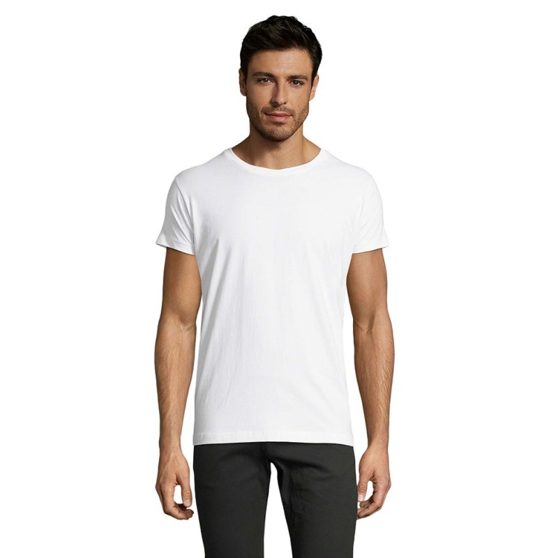 Tee-shirt publicitaire blanc tendance "IMPERIAL FIT"