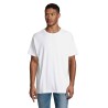 Tee-shirt coton bio blanc oversize homme personnalisable BOXY