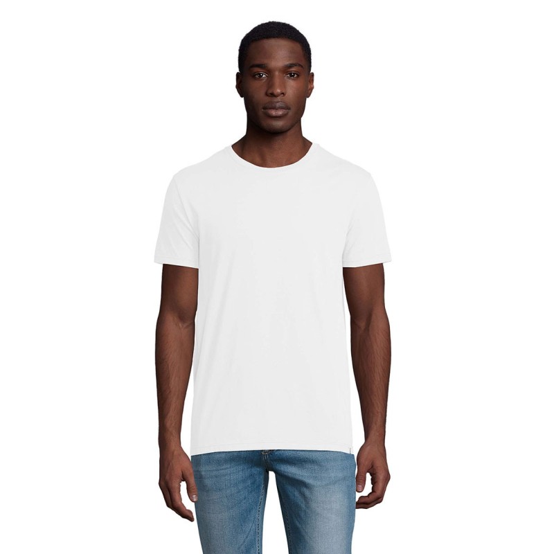 Tee-shirt publicitaire homme fabriqué en France LEON - blanc