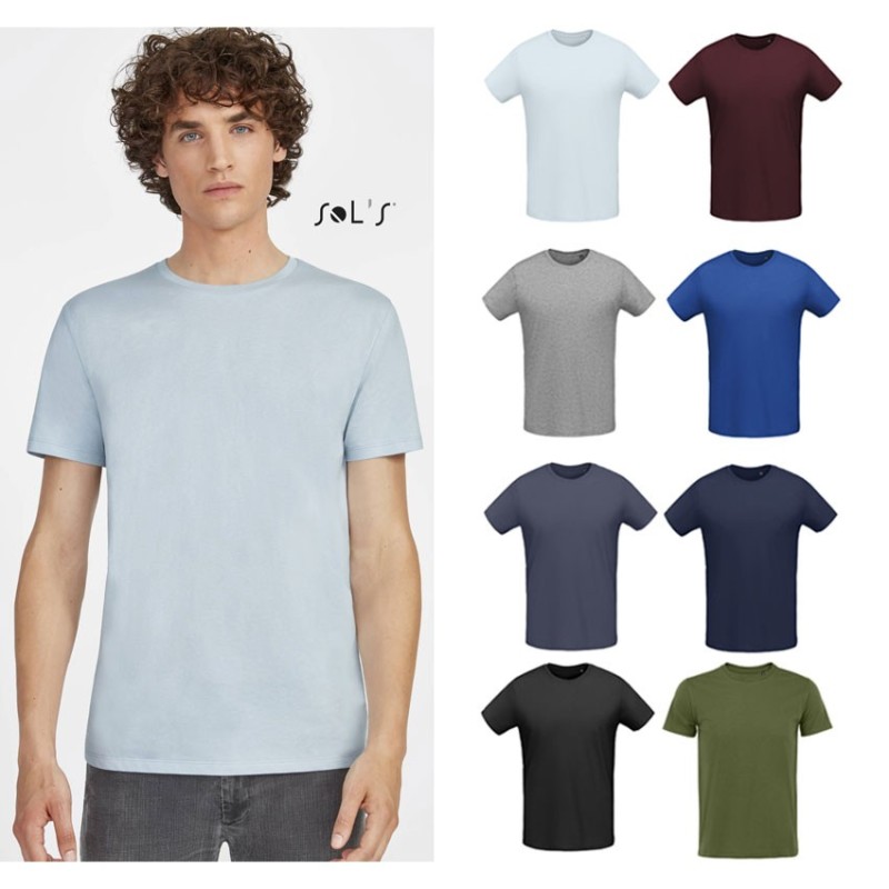 Tee-shirt publicitaire homme couleur MARTIN