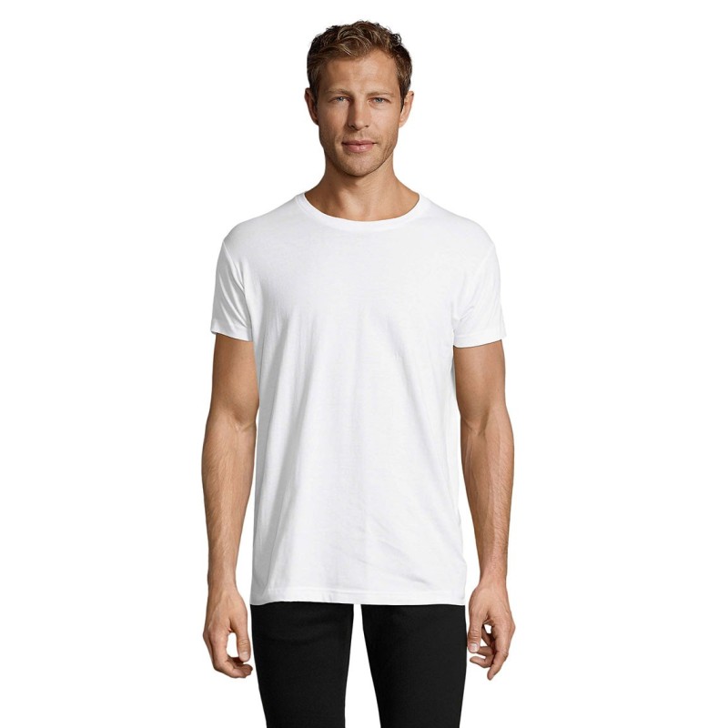 Tee-shirt publicitaire blanc coupe ajustée - REGENT FIT