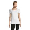 Tee-shirt femme personnalisable en sublimation MARTIN - blanc