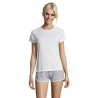 Tee-shirt  femme publicitaire blanc pour le sport "SPORTY"