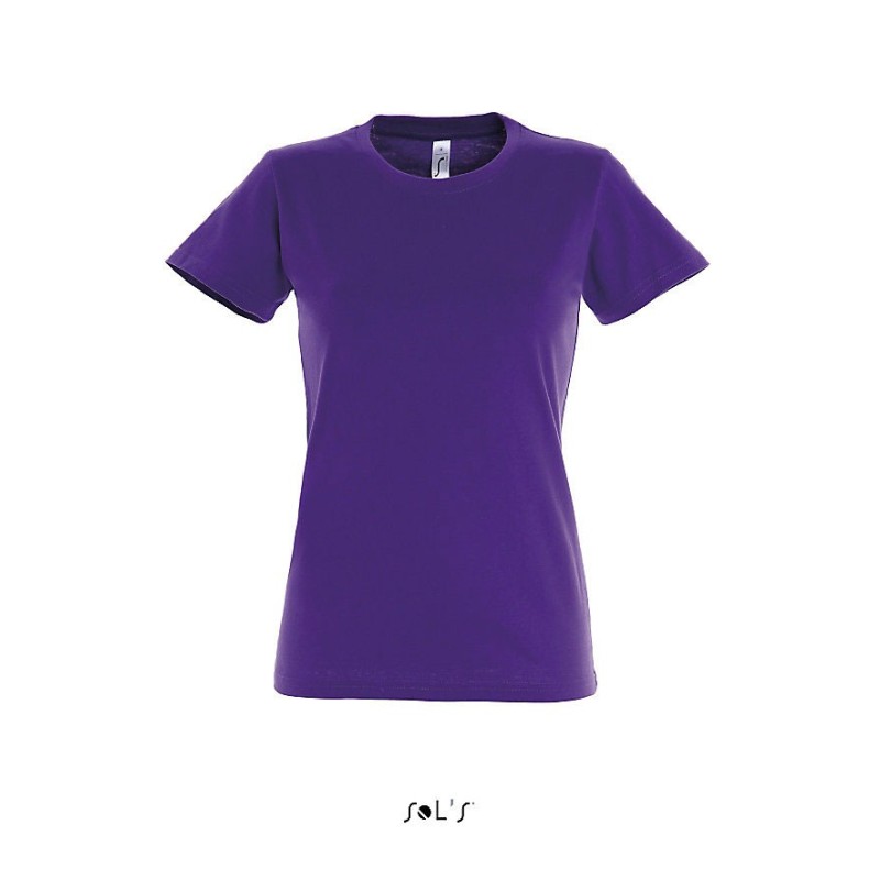 Tee-shirt femme publicitaire couleur IMPERIAL