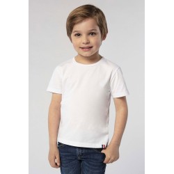 Tee-shirt blanc publicitaire enfant fabriqué en France "LOU "