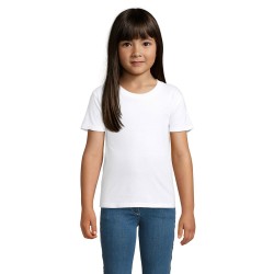 Tee-shirt  enfant blanc en coton biologique "CRUSADER"