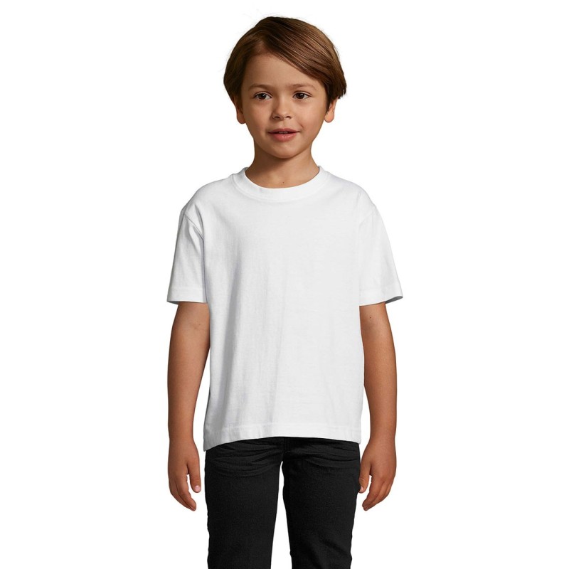 Tee-shirt publicitaire enfant  - blanc. "IMPERIAL KIDS"