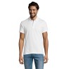 Polo publicitaire homme - Coloris : blanc. "PRESCOTT"