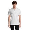 Polo publicitaire homme - Coloris : blanc. SUMMER II