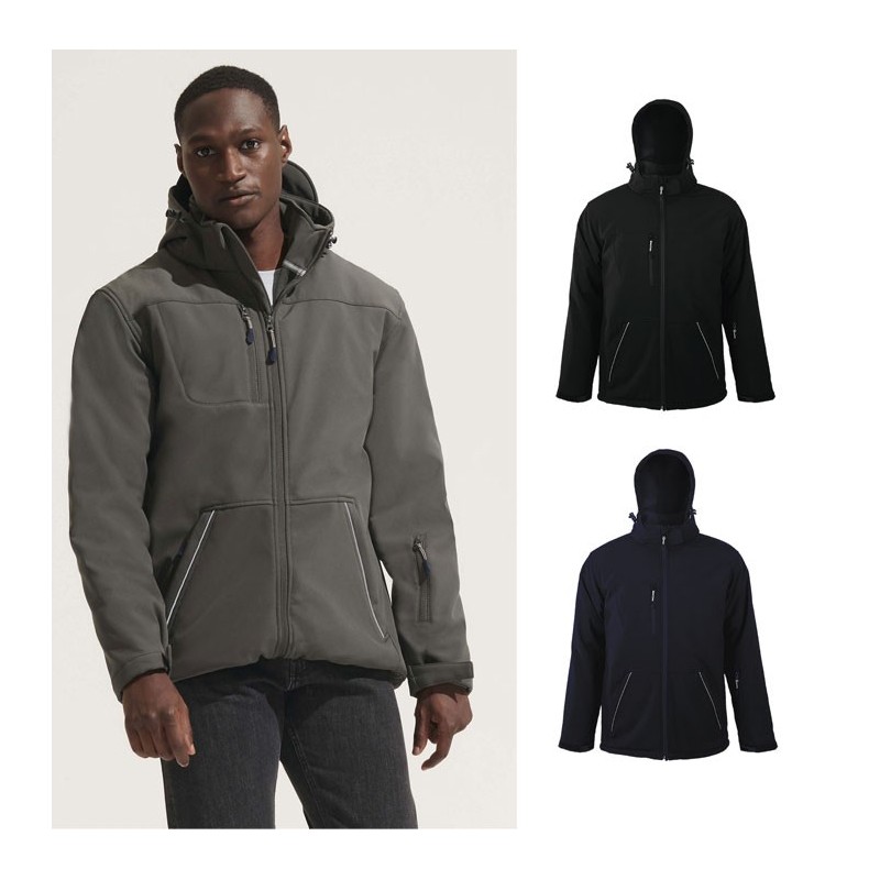 Veste Softshell à capuche homme personnalisable "ROCK women" Veste Softshell à capuche homme personnalisable "ROCK women"