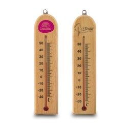 Thermomètre publicitaire en bois-Thermomètre personnalisé en bois