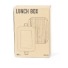 Boîte repas/Lunch box en acier inoxydable & bambou PLASTIL