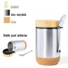 Lunch box personnalisable isotherme cylindrique avec cuillère "CAMBRIX