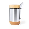 Lunch box personnalisable isotherme cylindrique avec cuillère "CAMBRIX