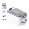 Lunch box isotherme 2 compartiments personnalisée "DIXER"