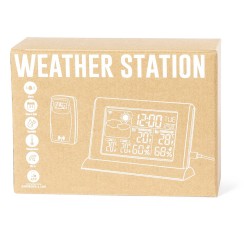 Station météo publicitaire multifonctions avec sonde extérieur LAUTAR