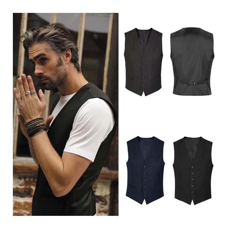 Gilet de costume homme personnalisé "NEOBLU MAX MEN"