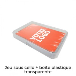 Jeu de belote de 33 cartes personnalisables sur 1 face