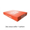 Jeu de bridge de 55 cartes personnalisable sur 1 face