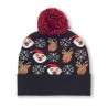 Bonnet à pompon personnalisable avec motifs de Noël "MAX"