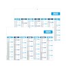 Calendrier publicitaire souple 43 x 33,5 cm MIDI