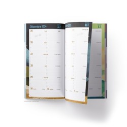 Agenda de poche 2025 avec couverture souple "ALMAN"