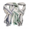 Foulard personnalisé en coton biologique bicolore  "NECKBIO"