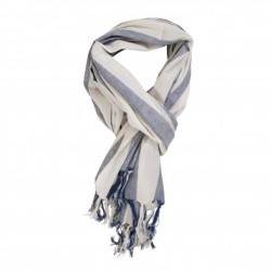 Foulard personnalisé en coton biologique bicolore  "NECKBIO"