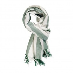 Foulard personnalisé en coton biologique bicolore  "NECKBIO"