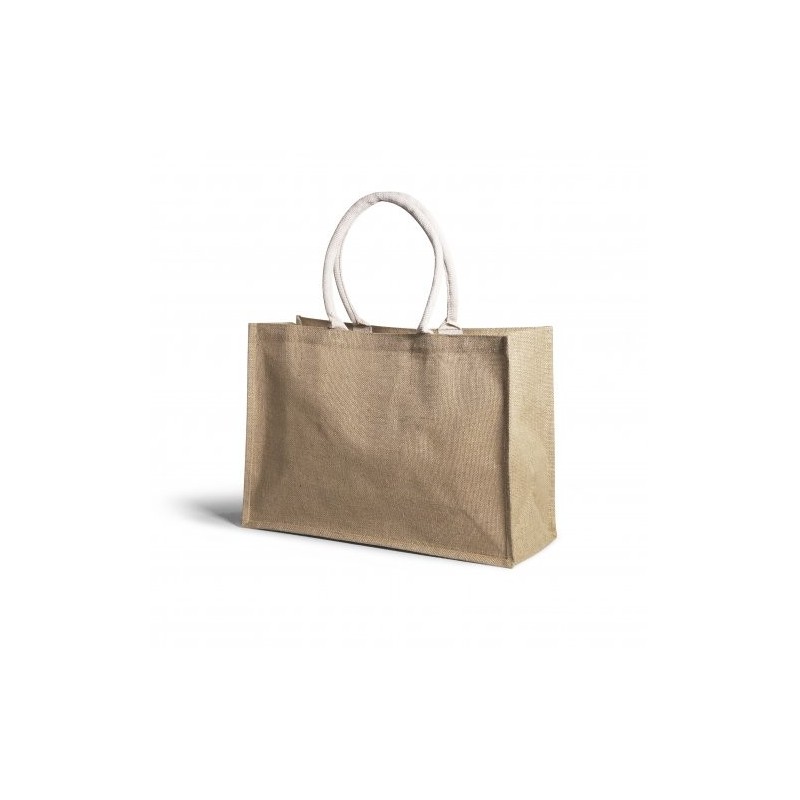 Sac cabas publicitaire en toile de jute "MARKET" Sac cabas publicitaire en toile de jute "MARKET"