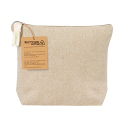 Trousse de toilette personnalisée en coton recyclé "BELIX"