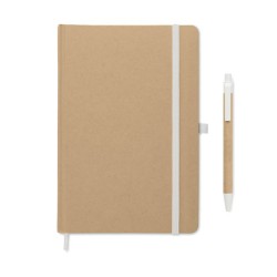 Carnet publicitaire A5 avec stylo bille "CARATIL"