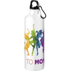 Bouteille publicitaire en aluminium avec mousqueton 77 cl "OREGON"